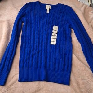 St. John's Bay Electric Blue Crewneck Sweater